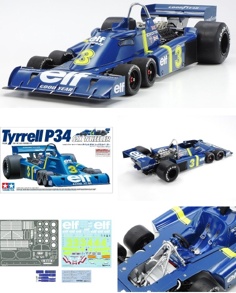 Tamiya 12036 1976 Tyrrell P34 Six Wheeler w/Photo