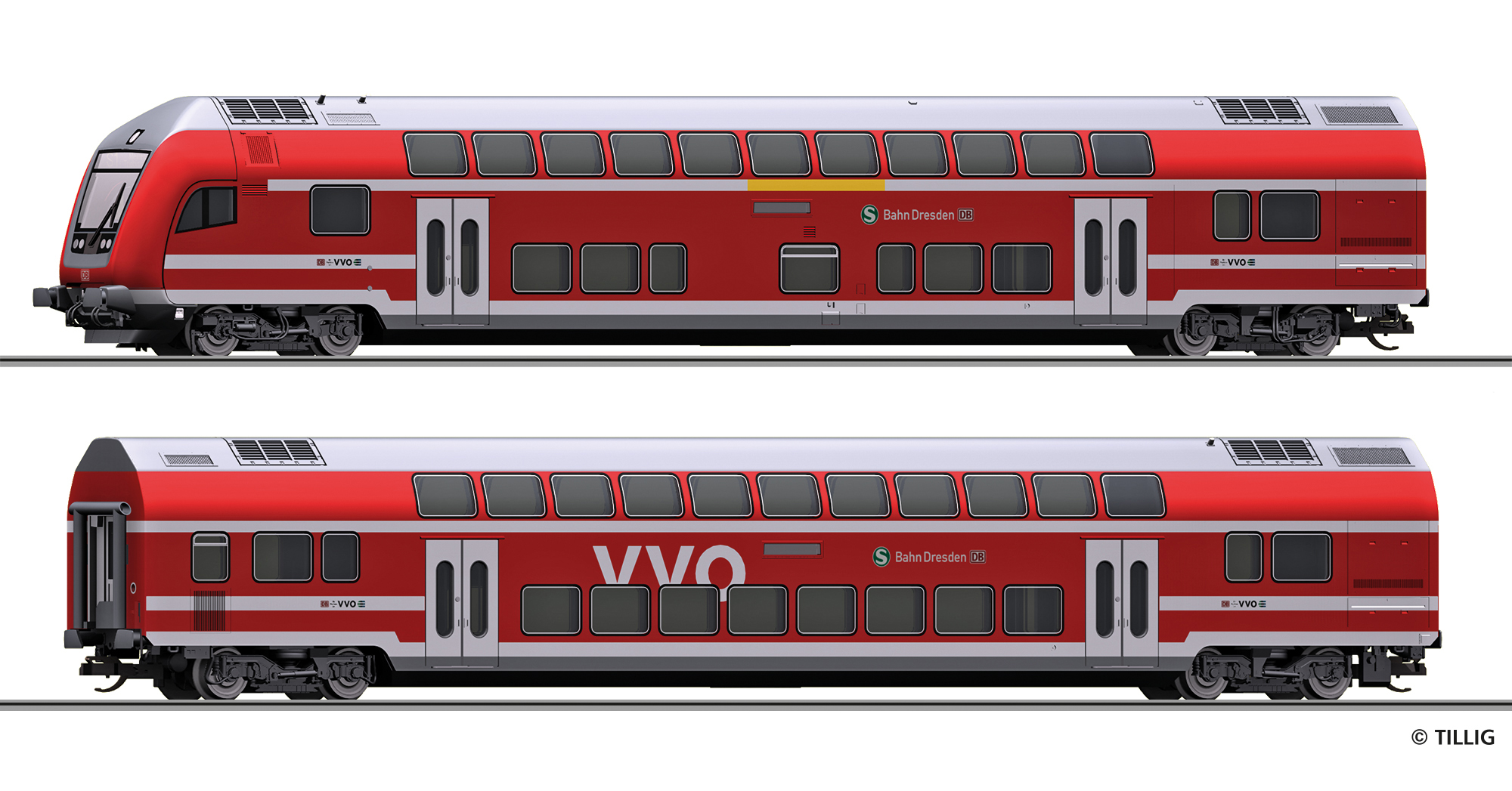 01088 DBAG Reisezugwagenset S-Bahn Dresden Ep6