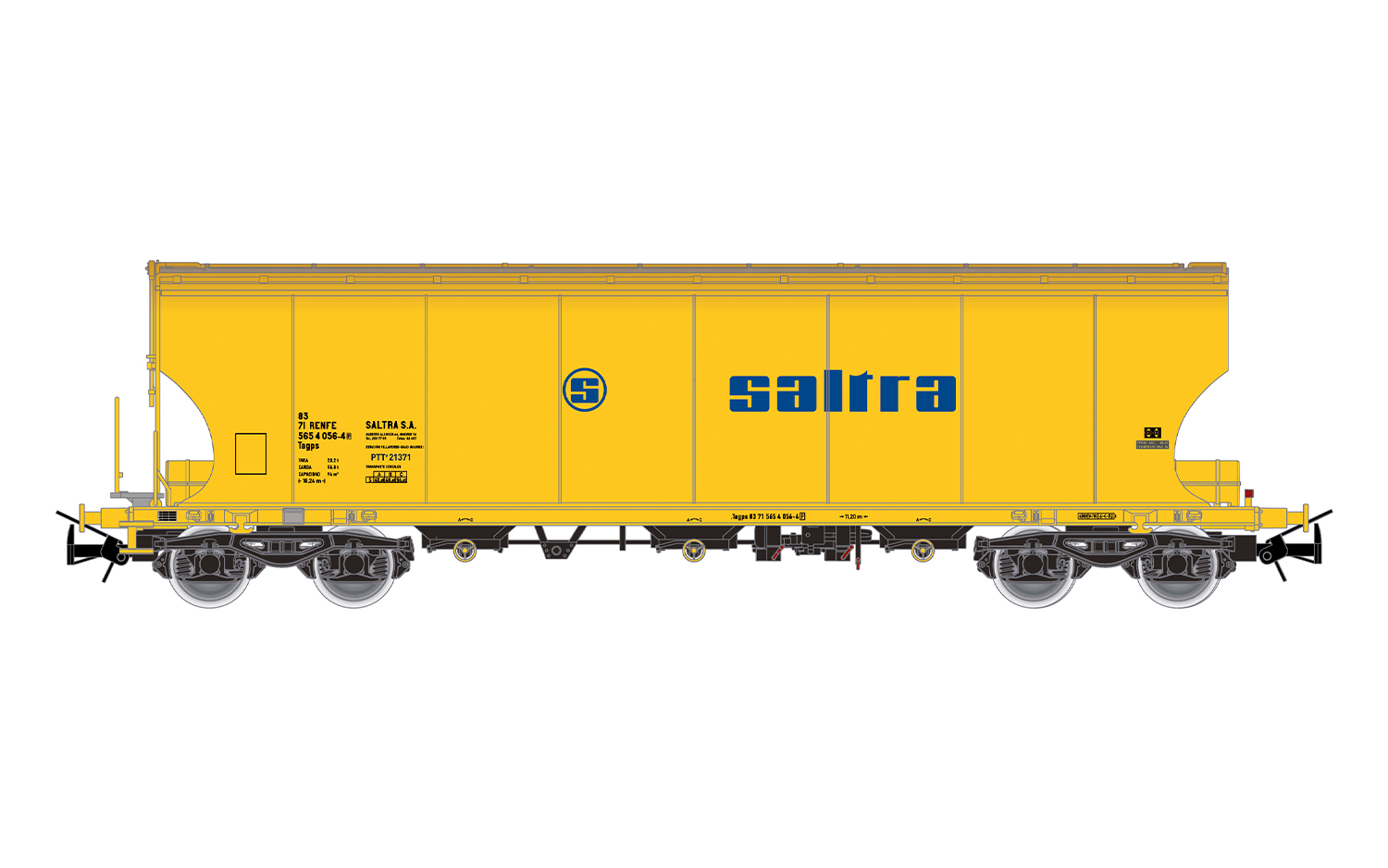 HE6091 RENFE Getreidesilowagen "Saltra" Ep.4-5