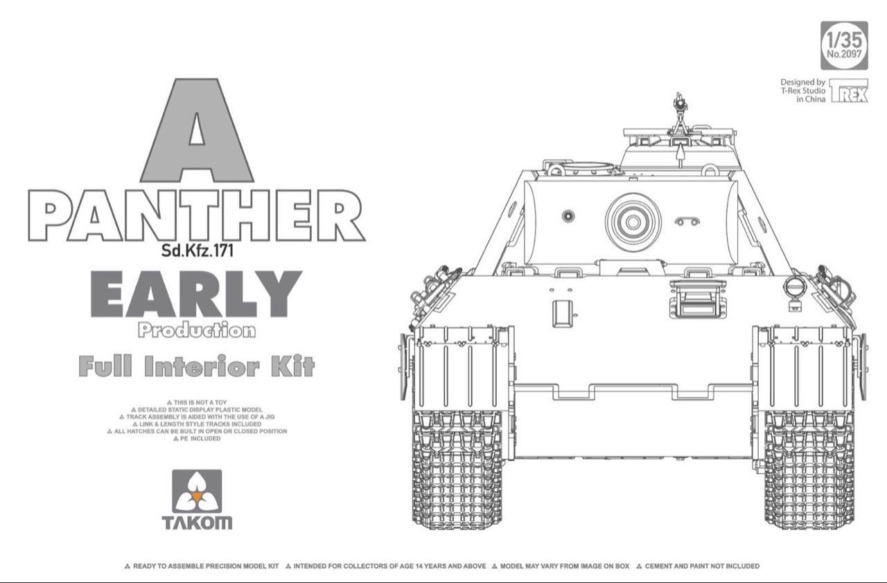 2097 Panther Ausf.A early prod. full interior