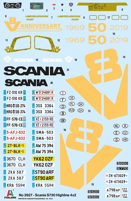 Italeri 3927 Scania S730 Highline SZM (2a)