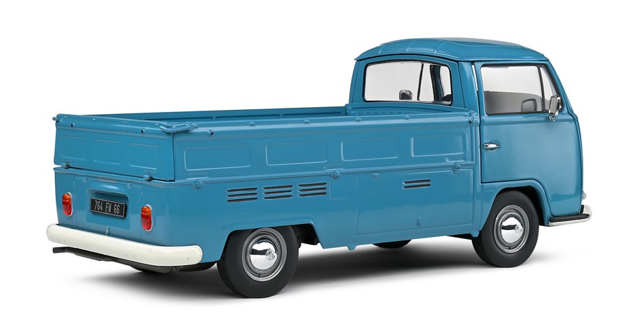 Solido S1809403 VW T2 Pritsche blau