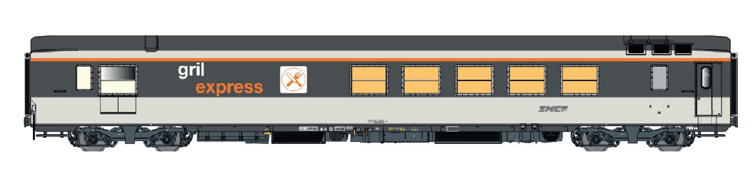 40146 Speisewagen Gril Express GE SNCF, Ep.IV