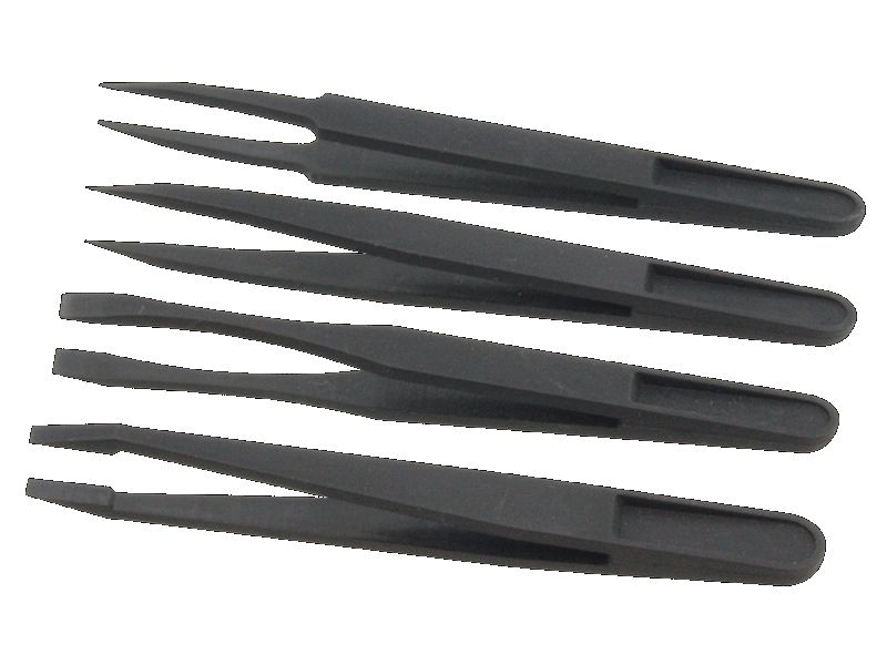 11284 Pinzetten Set Sortiment - 4 teilig - Ku