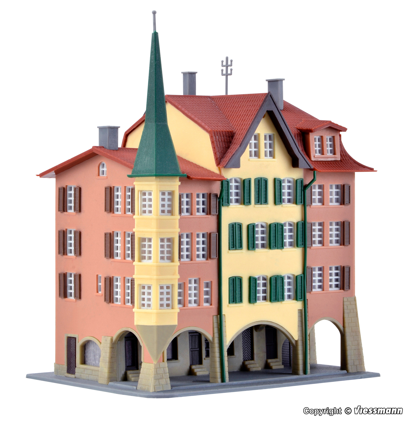Kibri 36801 Stadthäuser Biel, 3 St.