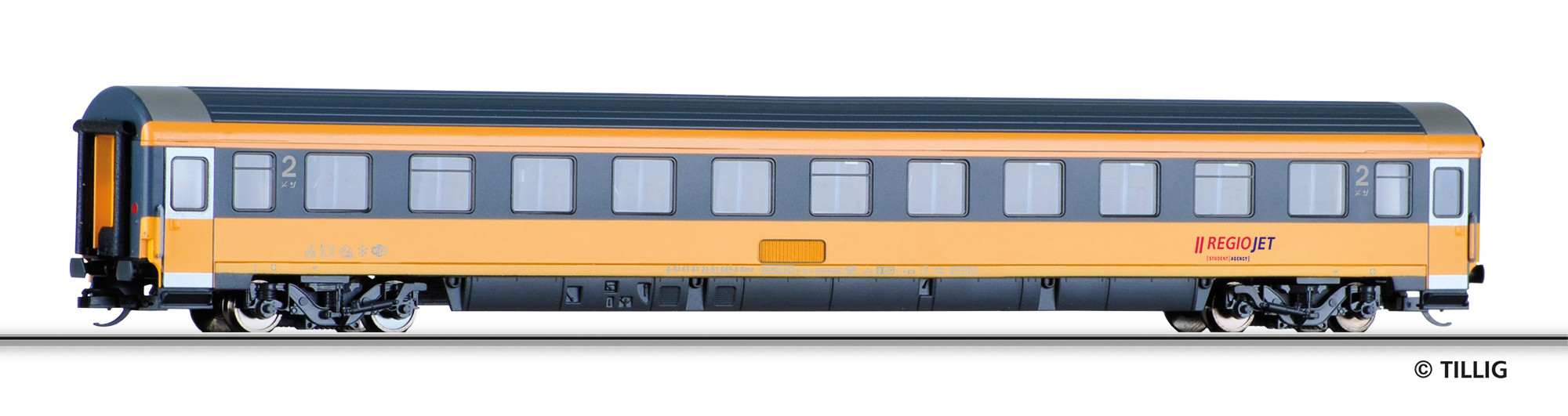 16257 RegioJet Reisezugwg. Eurofima 2.Kl. Ep.6