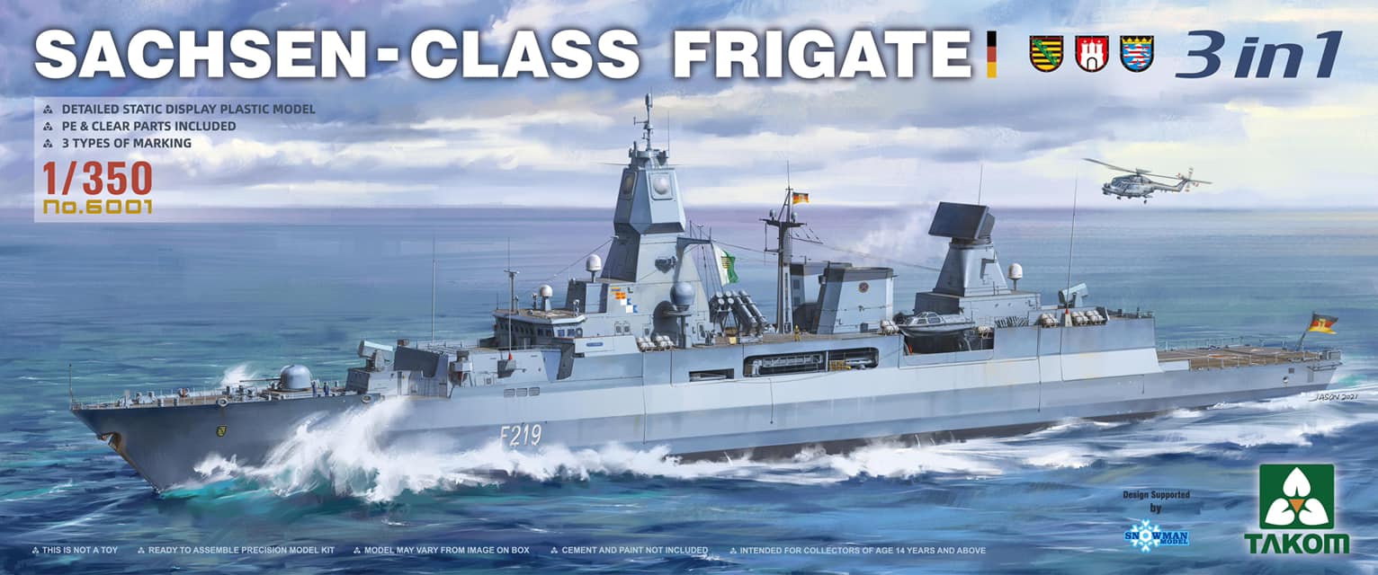 6001 Sachsen-Class Frigate 3in1