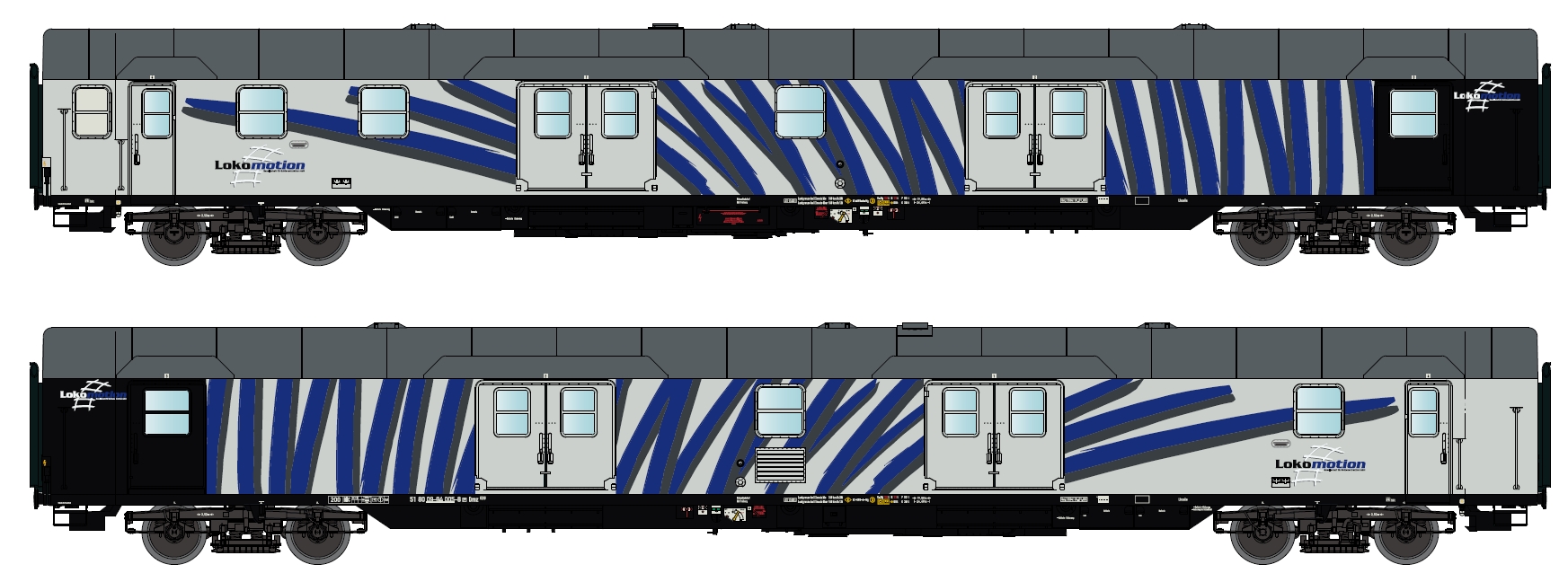 LS Models 96025 Lokomotion Dienstwagen 4-achs Ep.5c/6