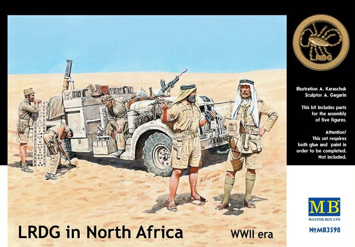 MB3598 LRDG in Northern Africa,WWII era