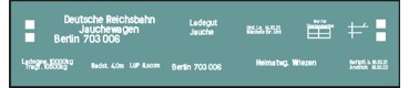 Makette 2830 Beschriftungssatz Jauche 1