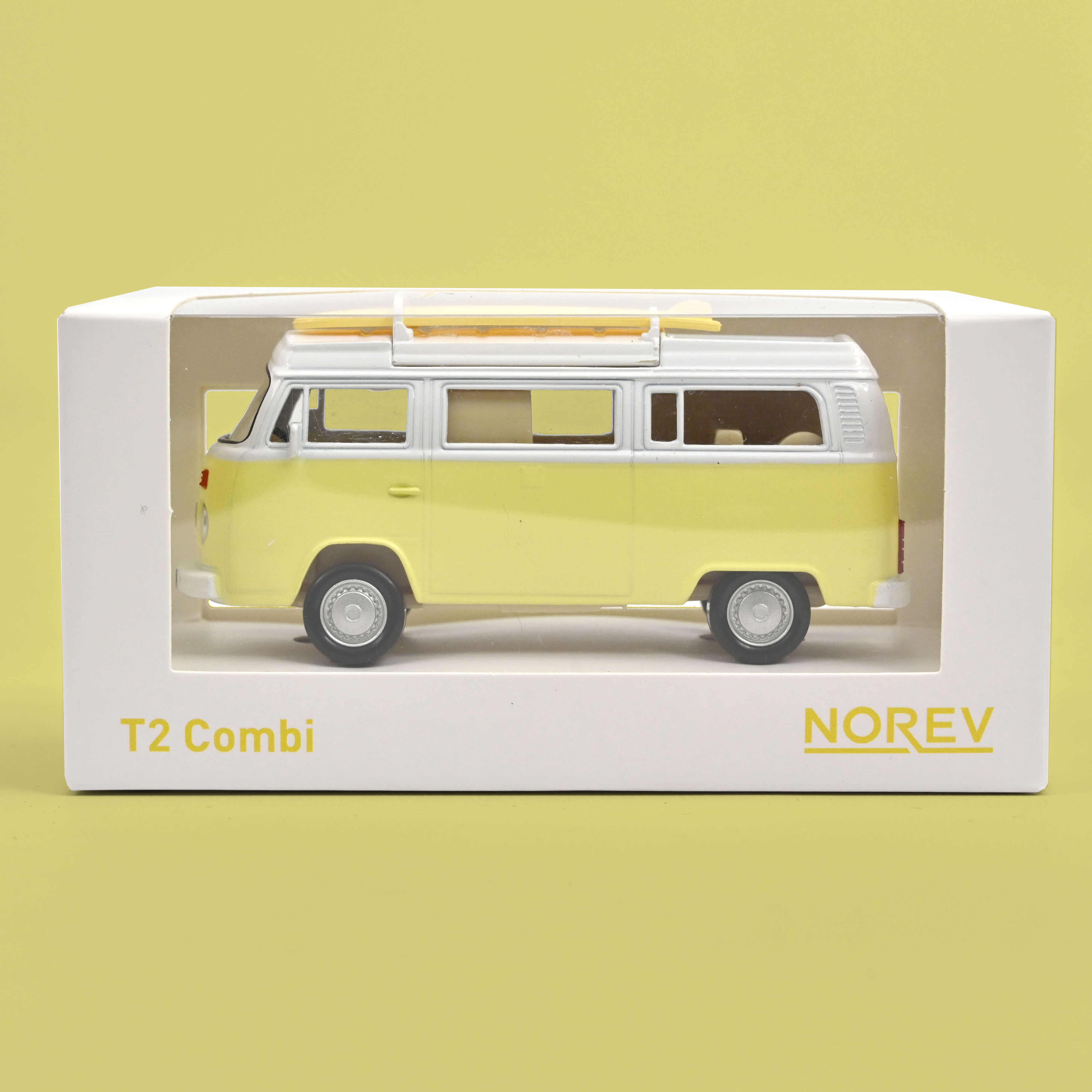 841109 JetCar: VW T2b Campingbus gelb/weiß