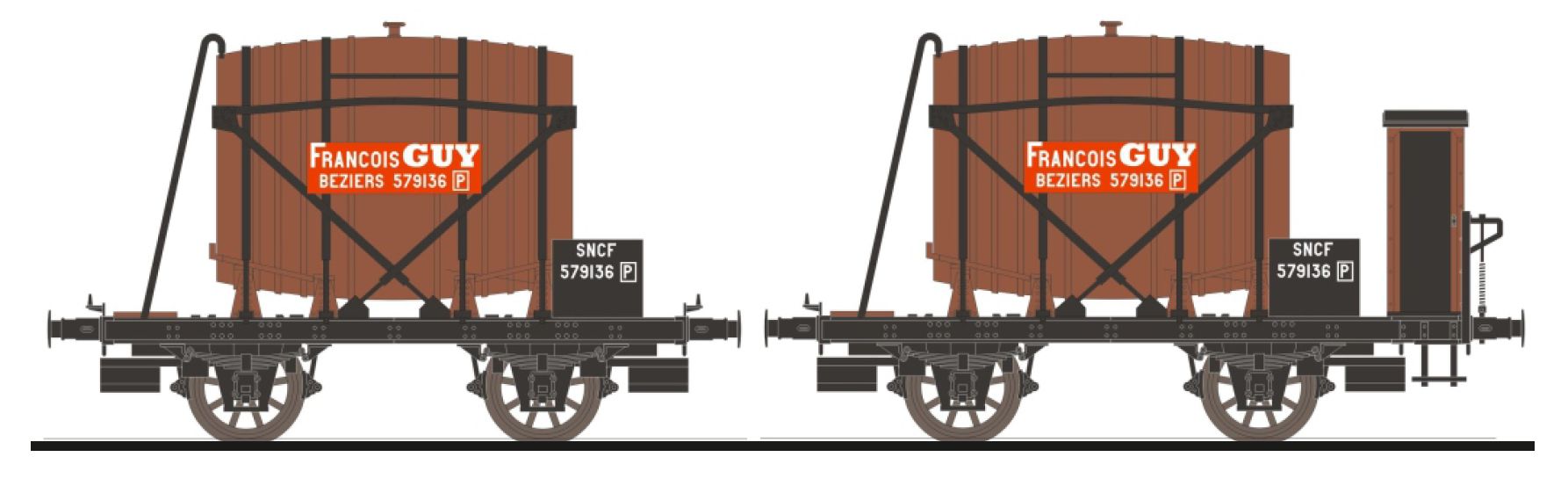 4505 SNCF Weinfasswagen-Set 2-tlg. Ep.3