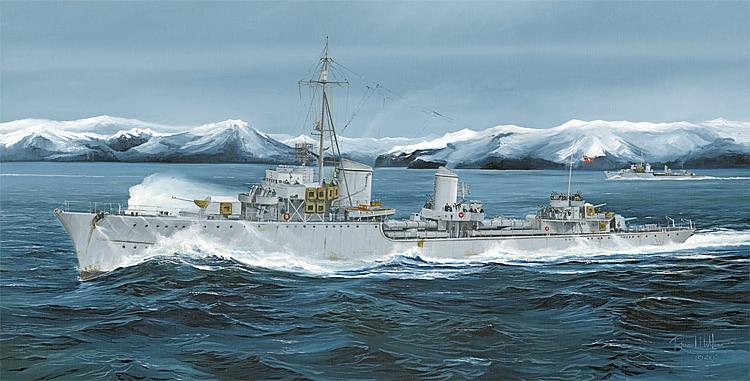 755321 Germ.Zerstörer Z-25 1944
