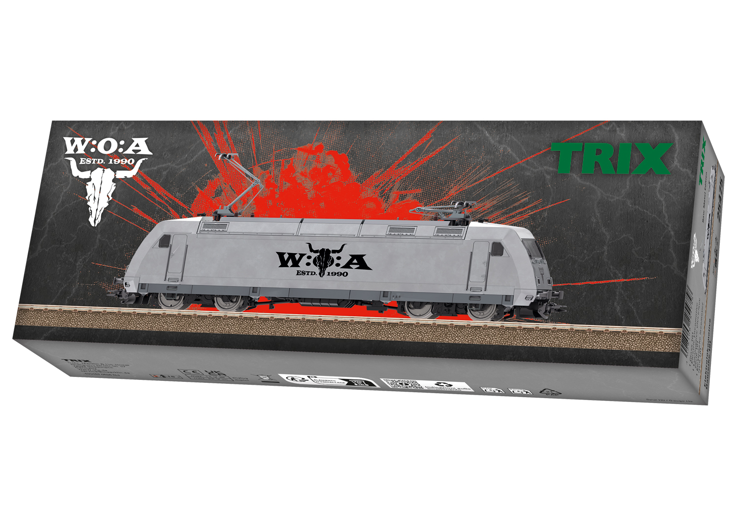 25475 W:O:A E-Lok BR 101 Raw Metal Edition