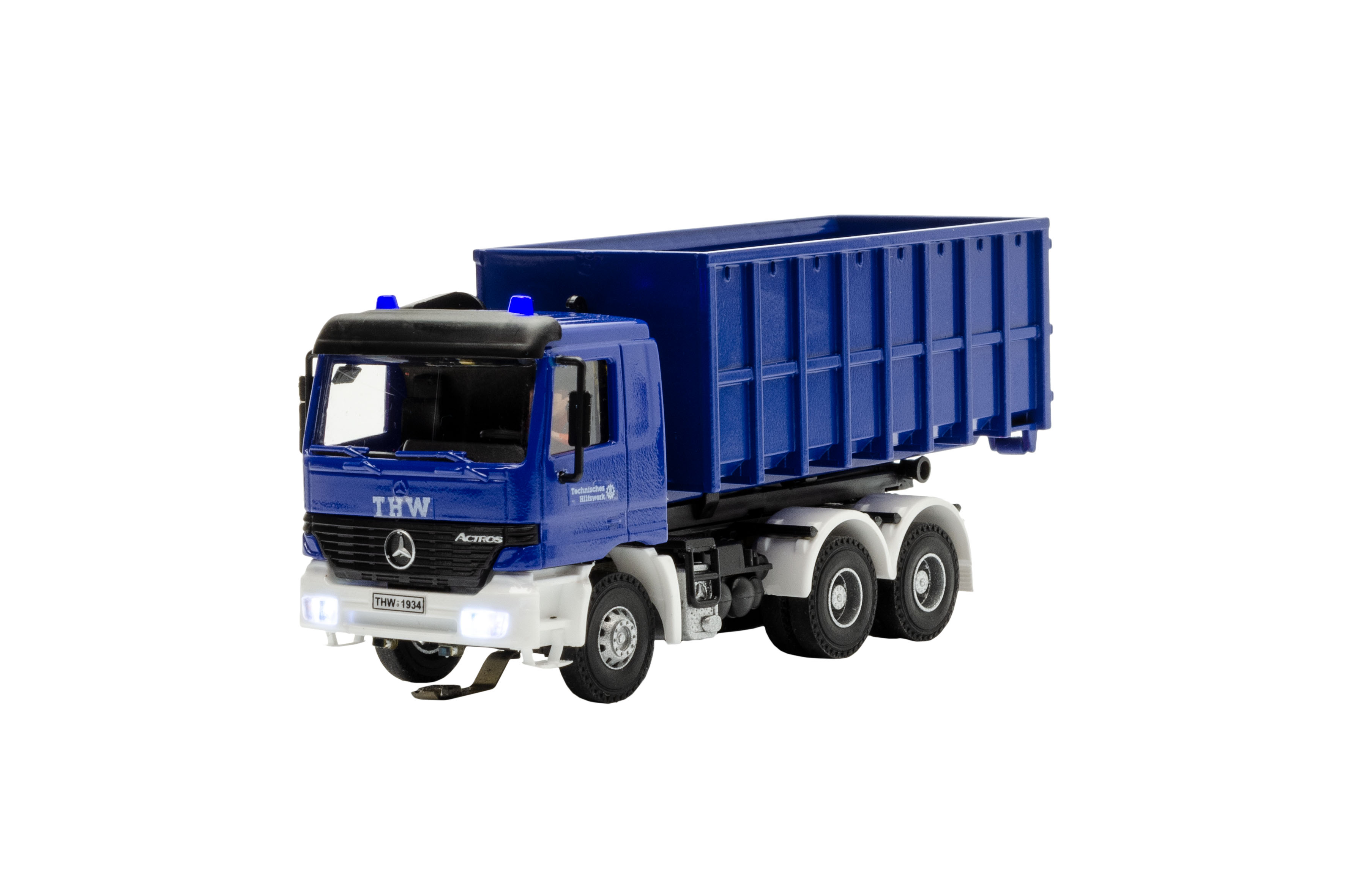 8070 CarMotion: MB Actros Abrollkipper THW