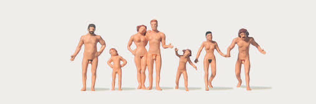 Merten 0212533 Familie am FKK-Strand