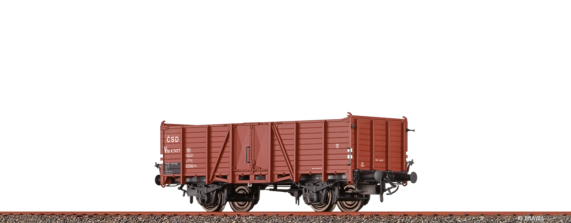 48452 CSD offene Güterwagen-Set 2-tlg. Om Ep.3