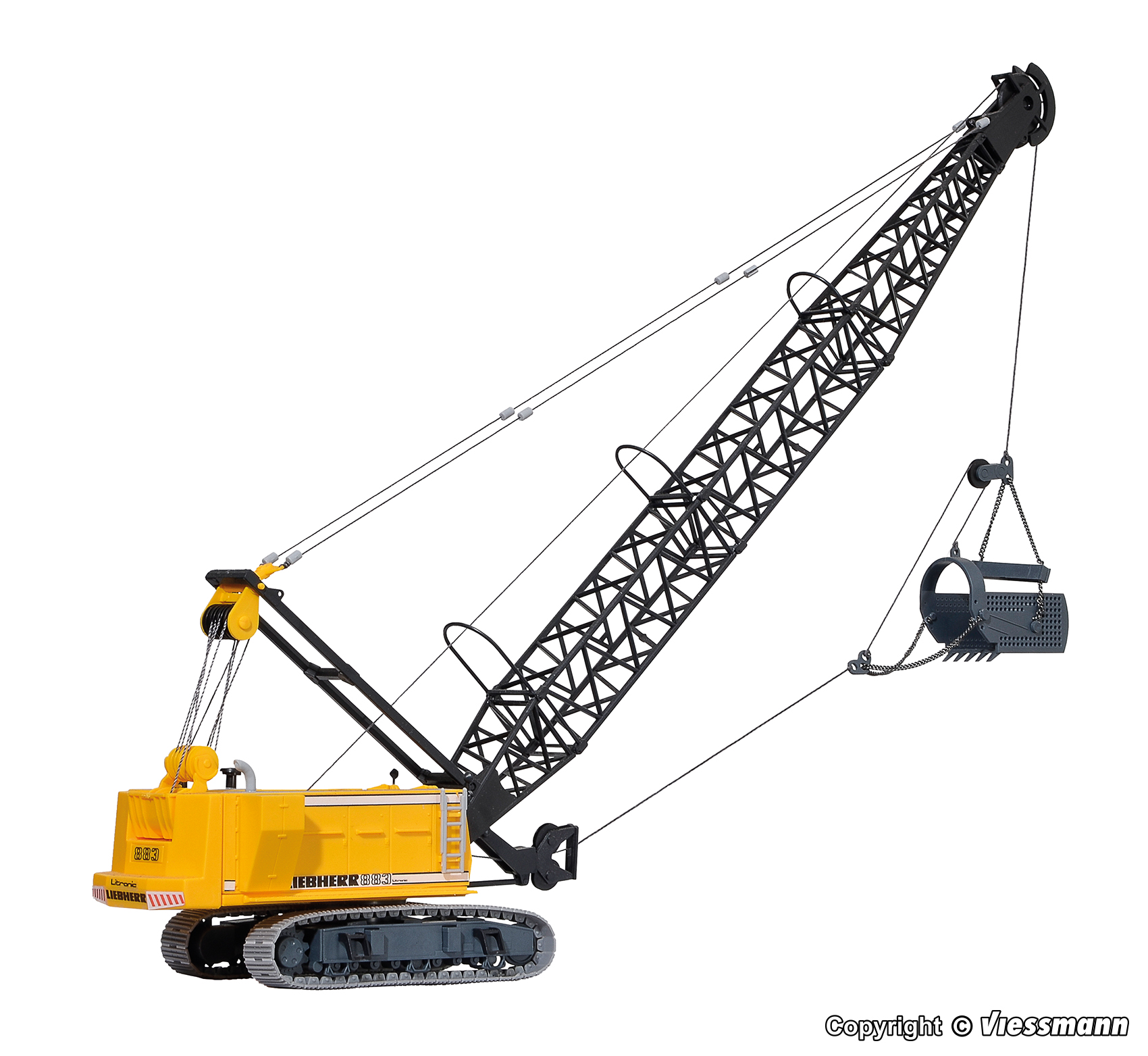 11254 Liebherr Seilbagger mit Schleppschaufel
