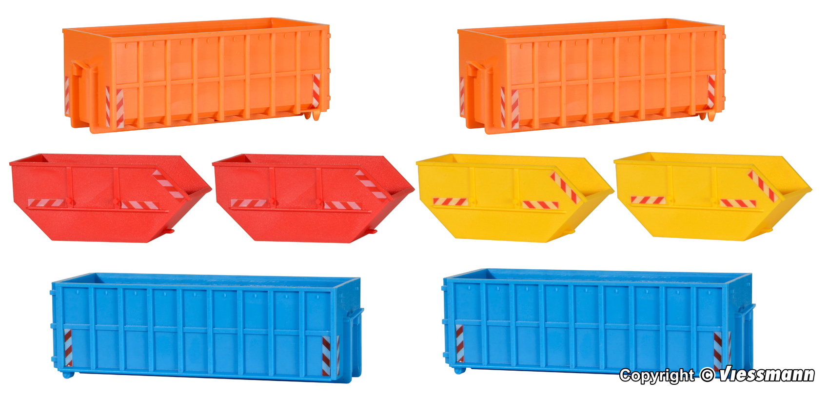 Kibri 38648 Deko-Set Absetzcontainer