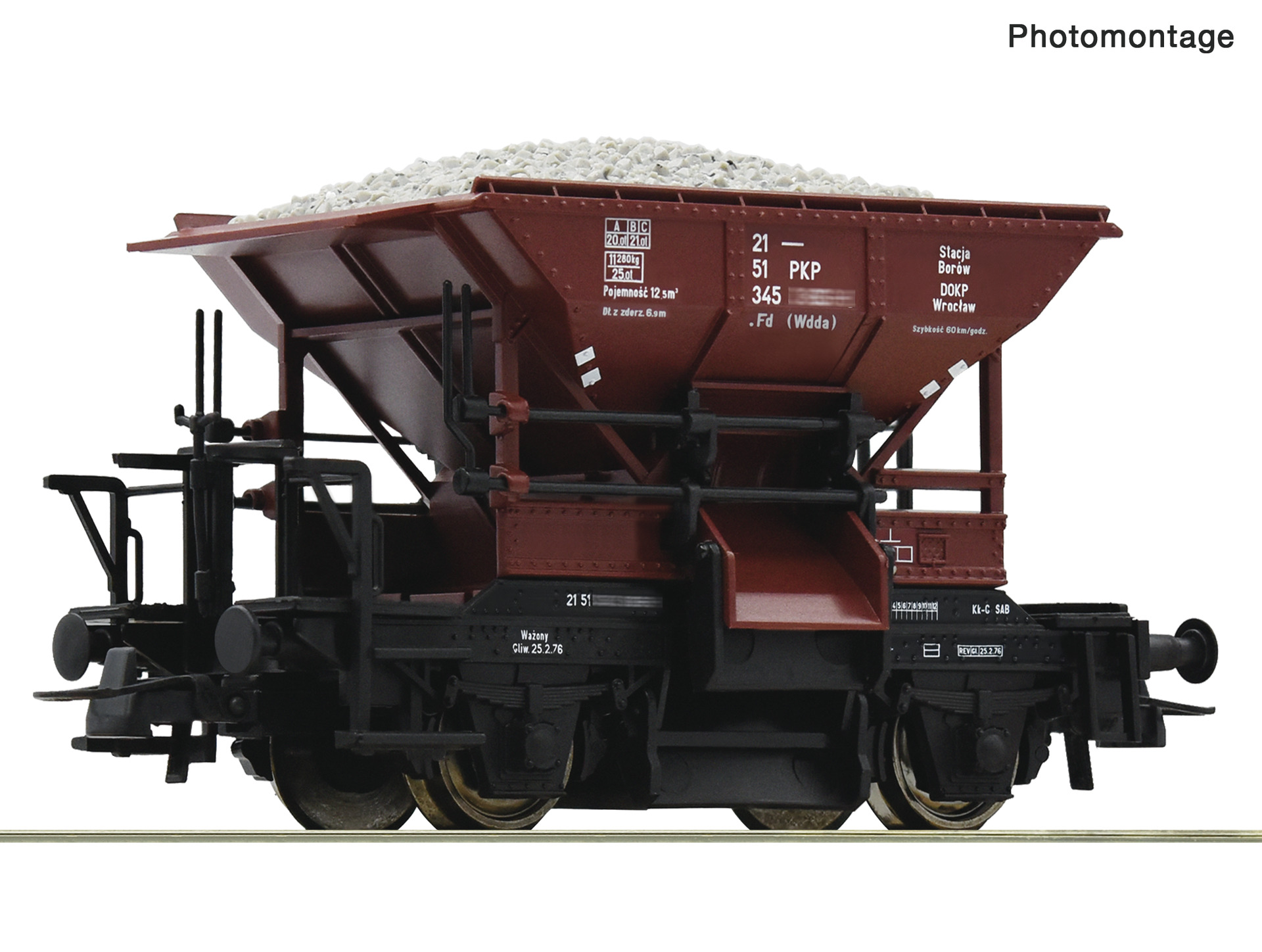 Roco 56244 PKP Schotterwagen 2-achs Ep.4