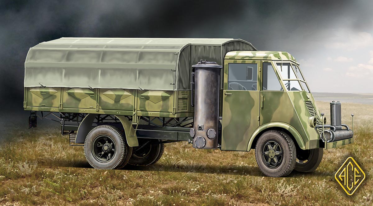 72532 AHN French 3,5t Gas generator truck