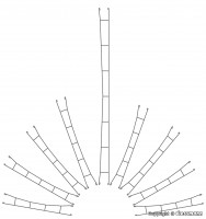 4232 Fahrdraht, Länge: 332,0 mm, 3 St.