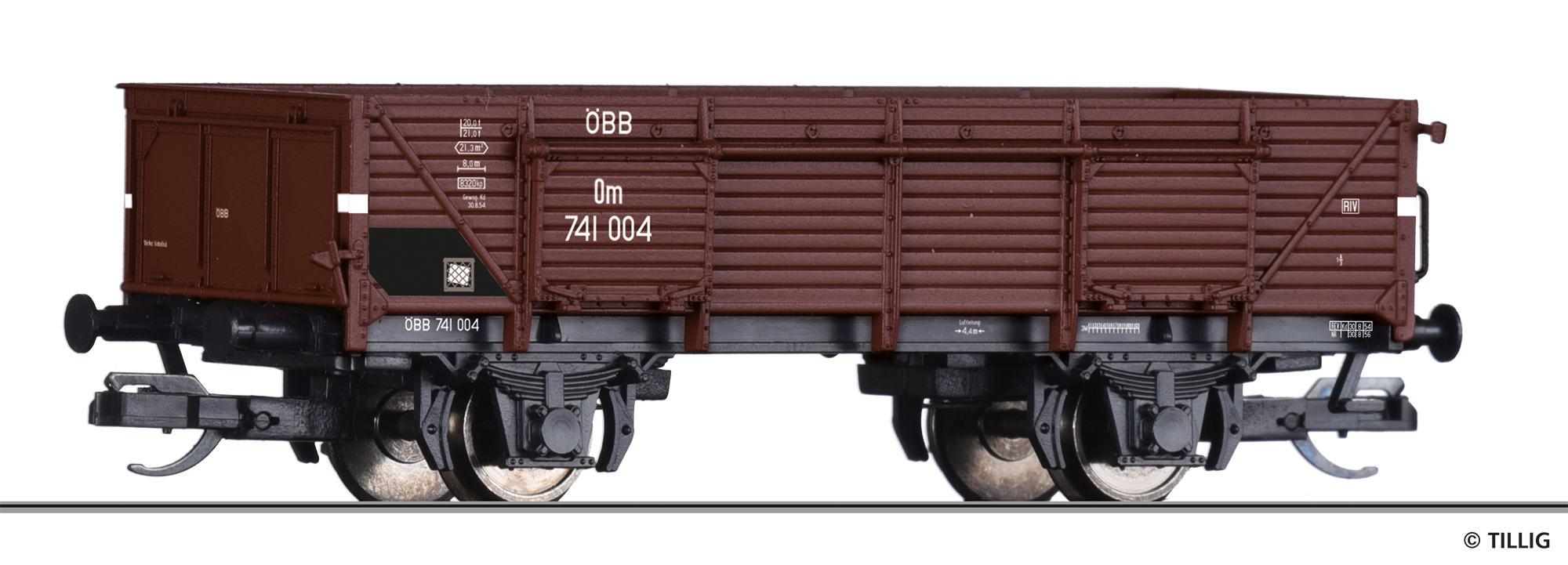 Tillig 17630 ÖBB offener Güterwagen Om Ep.3