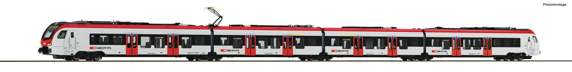 Roco 7720034 SBB E-Triebzug Flirt Evo 4-tlg. Ep.6 AC