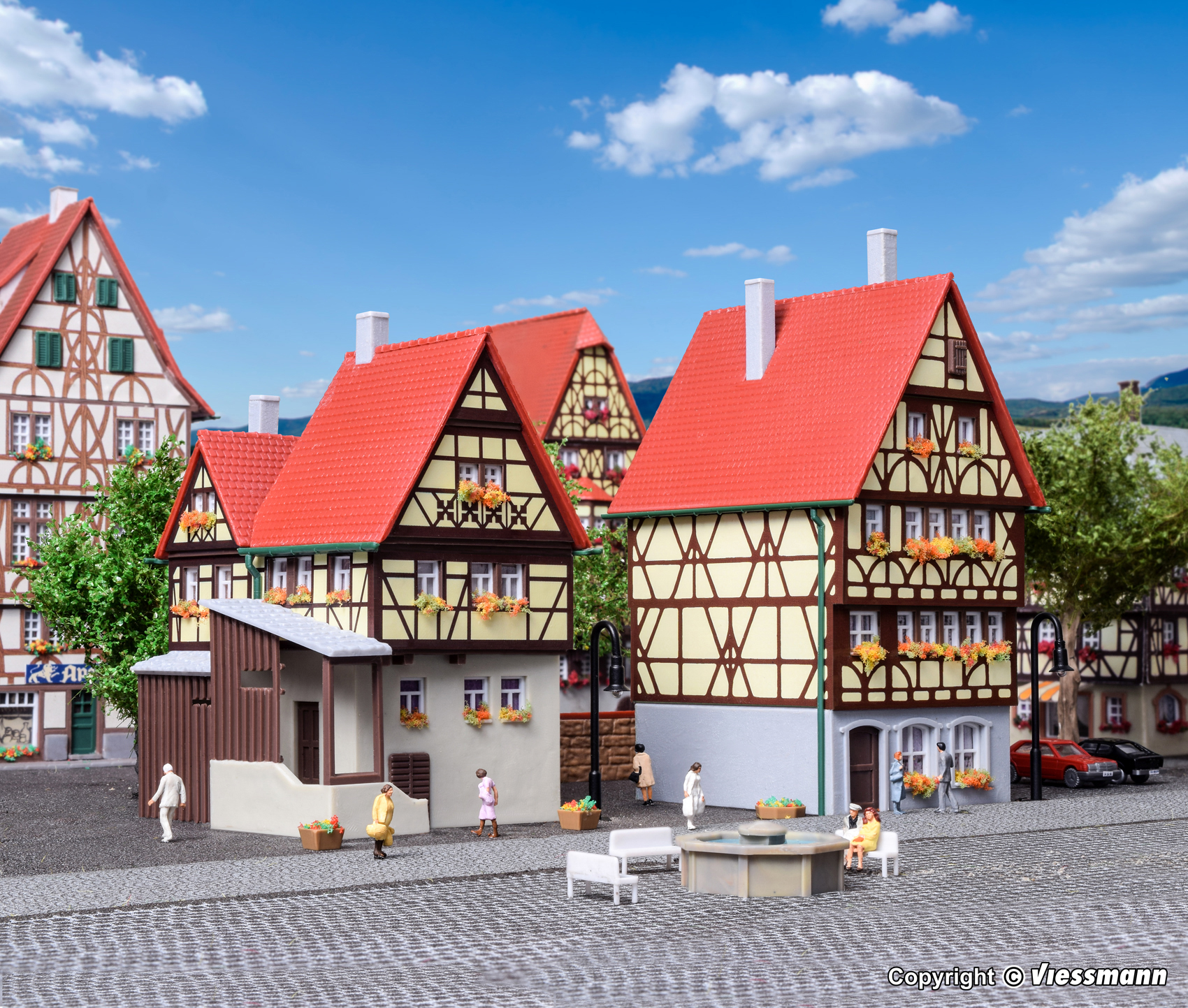 Kibri 37100 Fachwerkhaus und Torhaus