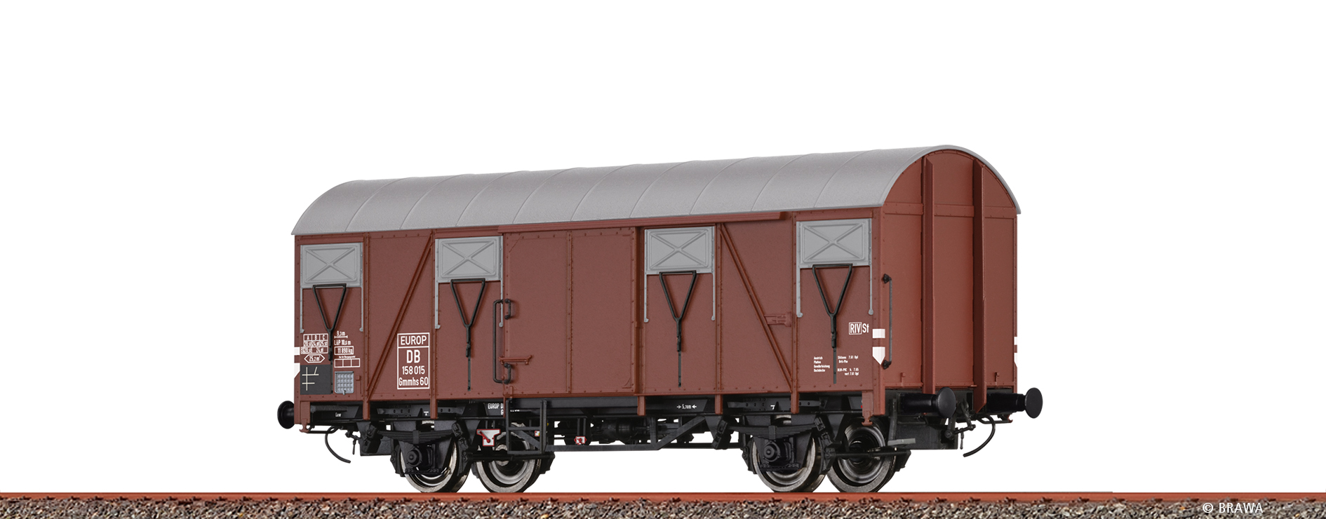 50141 DB ged. Güterwagen Gmmhs 60 EUROP Ep.3