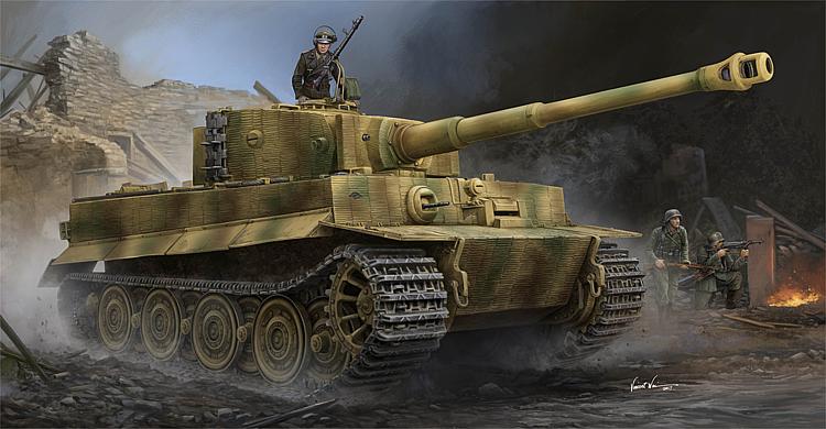 759540 Tiger I (Late Production) w/Zimmerit