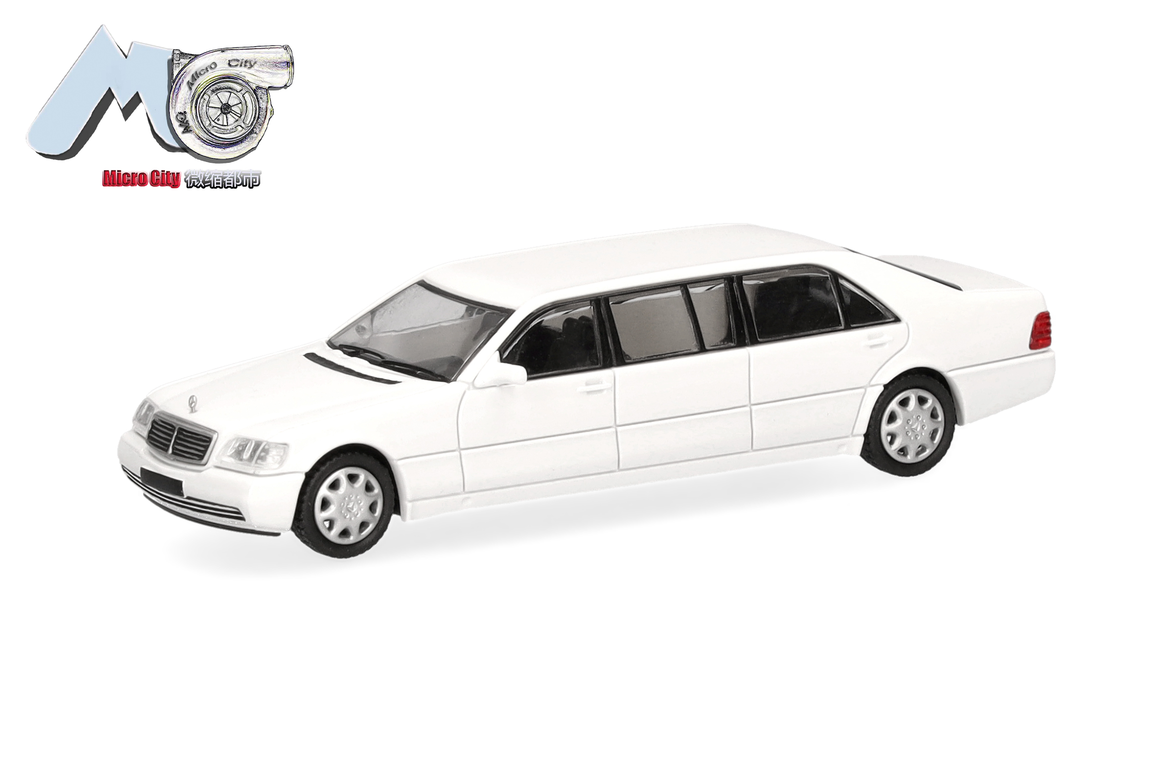 87MC000115 MicroCity: MB S600 Pullmann weiß