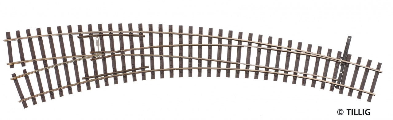 85334 Hand-Innenbogenweiche links 29,3°/41,3°