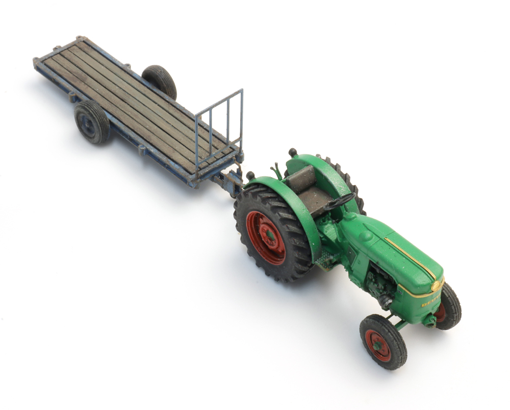 Artitec 387.706 Deutz D30 Obstgartentraktor mit Anhänger