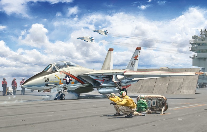 Italeri 1414 F-14A Tomcat Recessed Line Panels