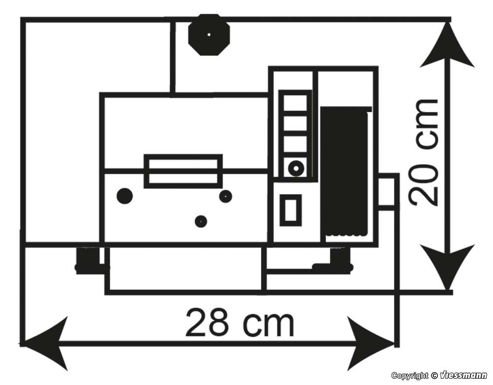 Kibri 39826 Kühlhaus & Anlieferung Brauerei Felds.