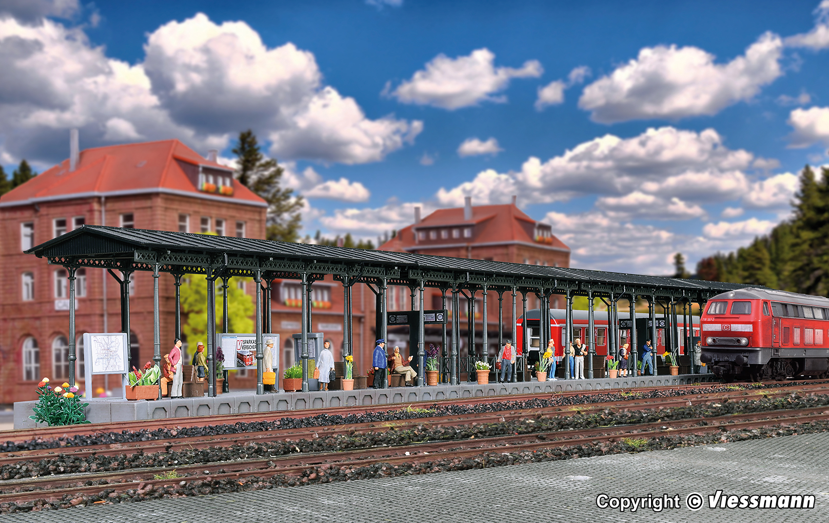 Kibri 39569 Bahnsteig Kienbach