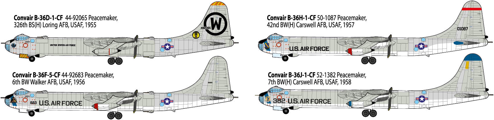 Roden 337 Convair B-36D/F/H/J Peacemaker