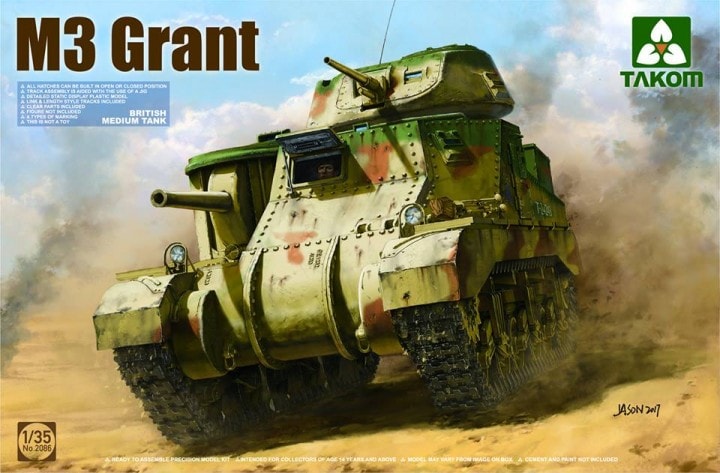 2086 British Medium Tank M3 Grant