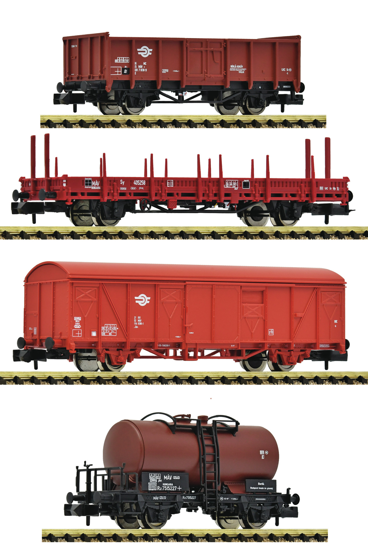6660096 MAV Güterzug Set 4-tlg. Ep.4