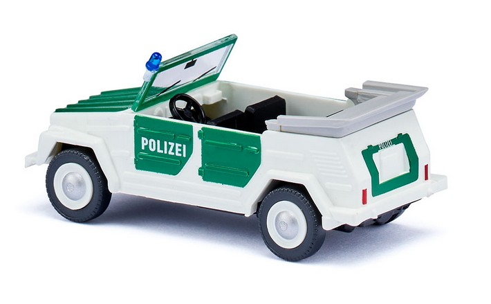 Wiking 004047 VW 181 (offen) Polizei weiß/grün