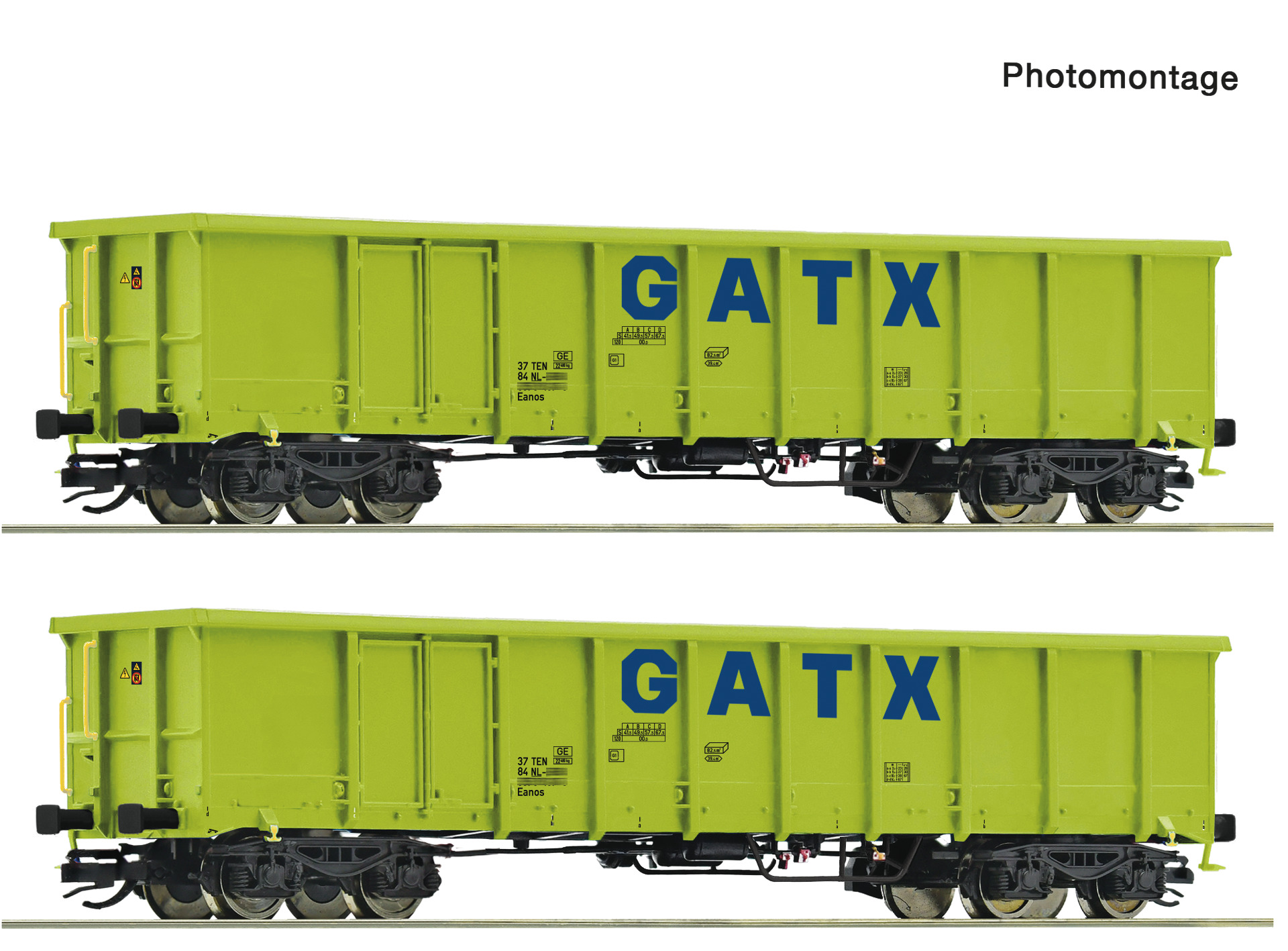 6680054 GATX Güterwagen-Set Eanos 2-tlg. Ep.6