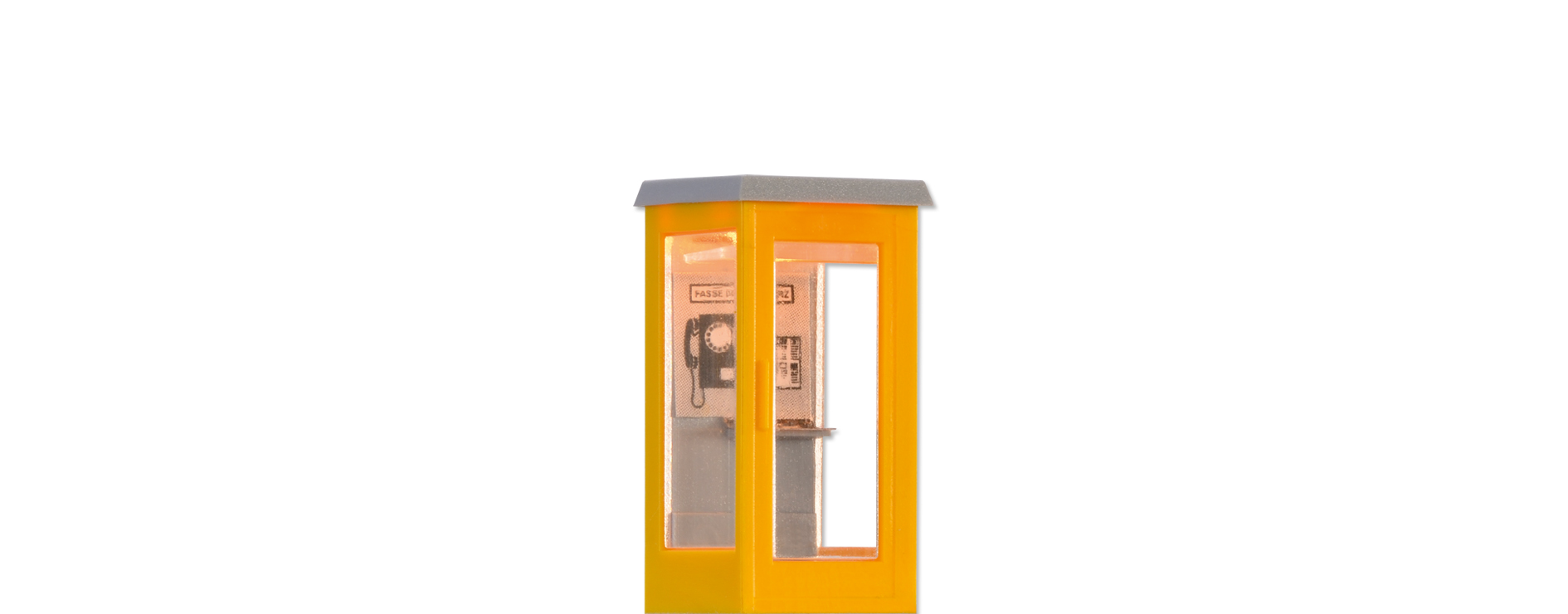 5441 Telefonzelle, beleuchtet