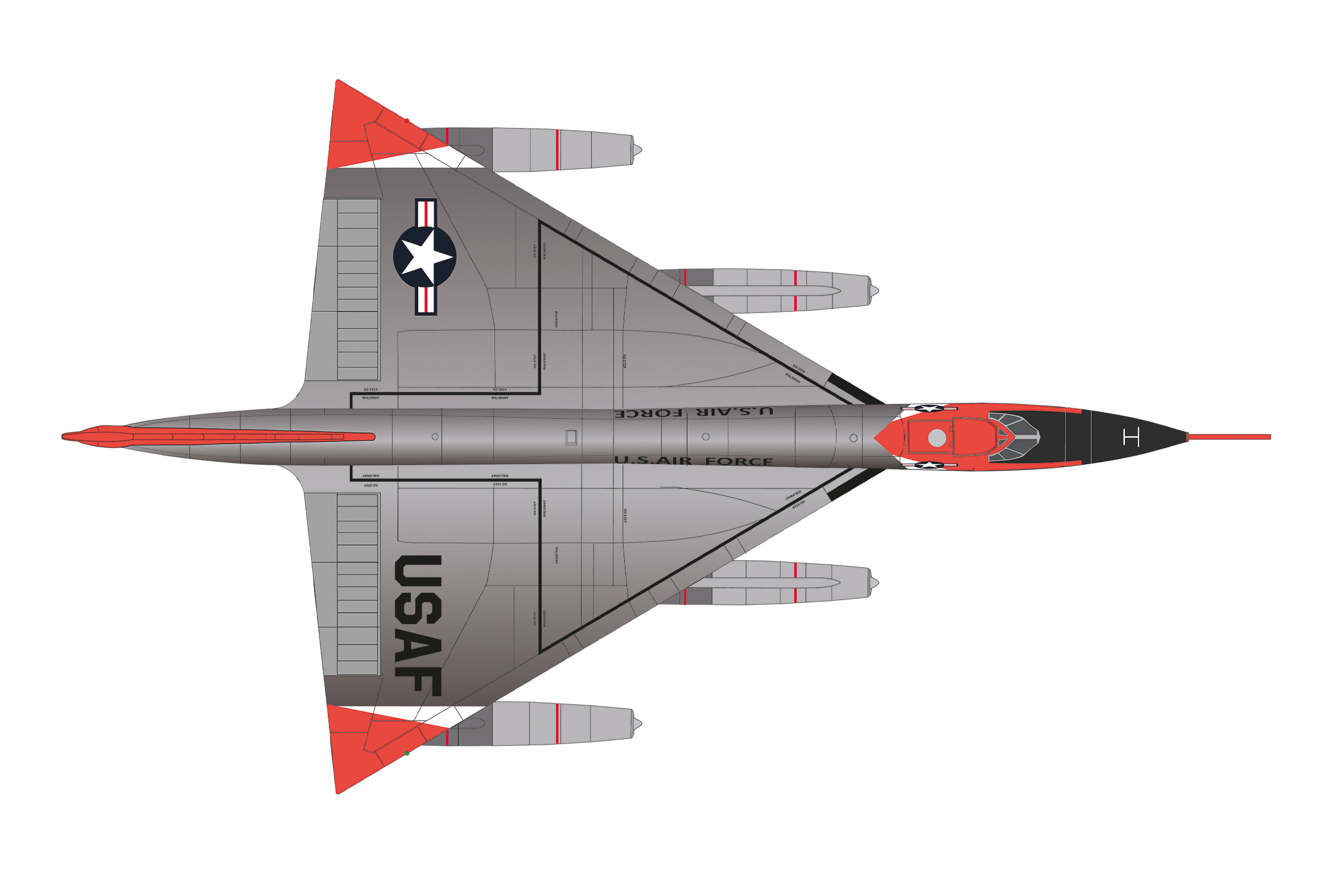 573160 Convair XB-58 Hustler - B-58 Test Force