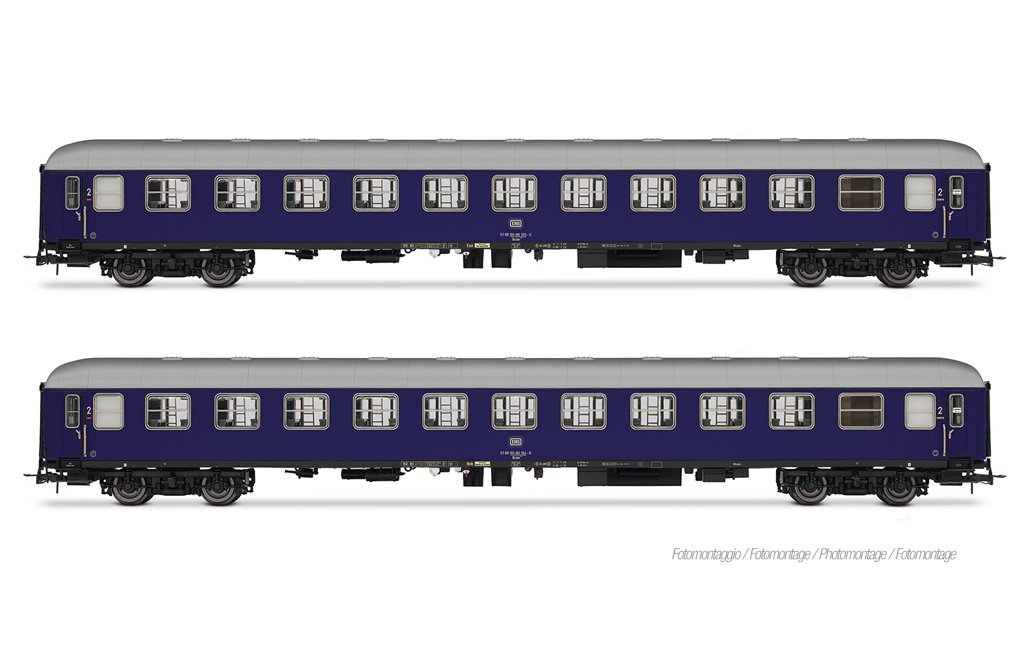 HR4415 DB Liegewagen Bcm243 blau Set 2tlg. Ep.4