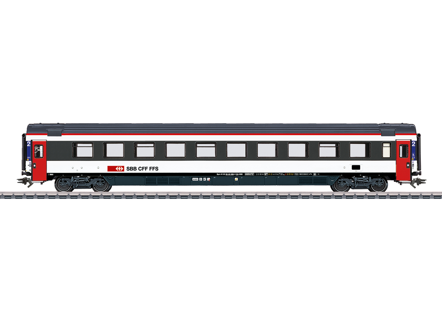 43675 SBB EuroCity-Schnellzwg. Bpm 2.Kl. Ep.6