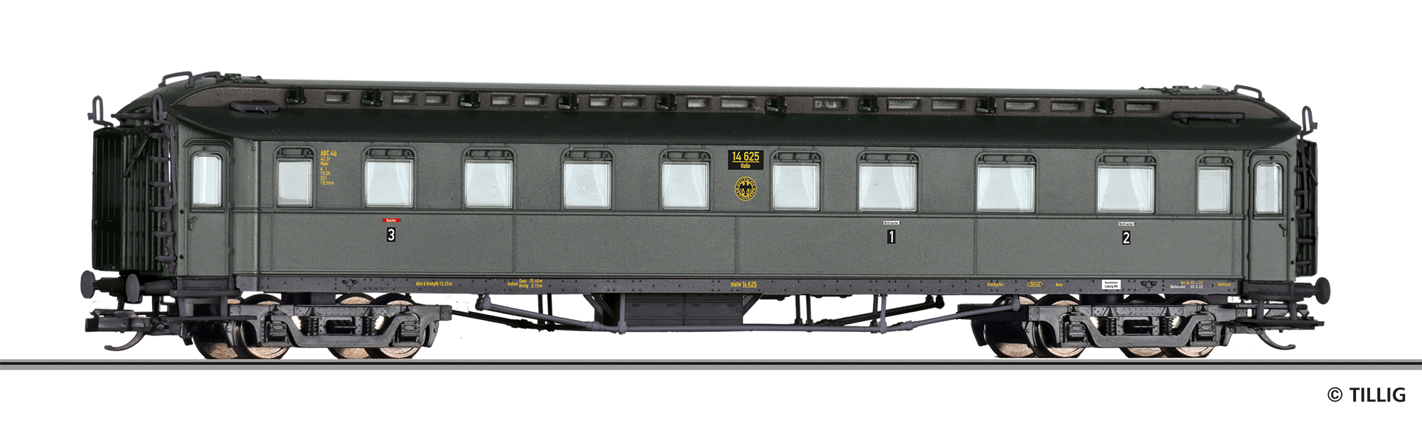 12014 Reisezugwagen 1./2./3. Klasse ABC4ü der