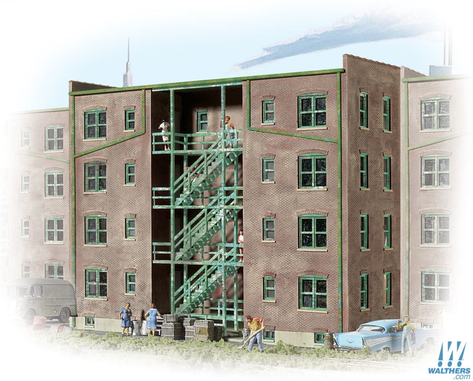 Walthers 3263 Parkview Terrace Backround Building