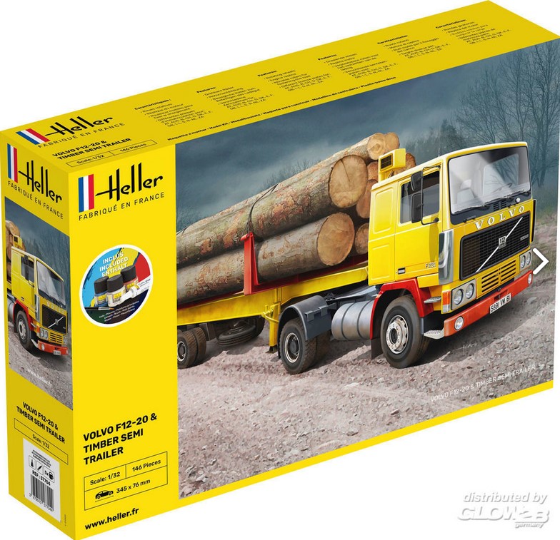 57704 VOLVO F12-20 & Timber Semi Trailer