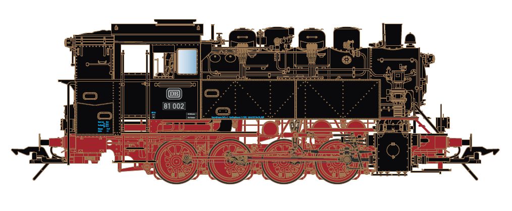 40281-01 DB Dampflok BR 81 002 Ep.3